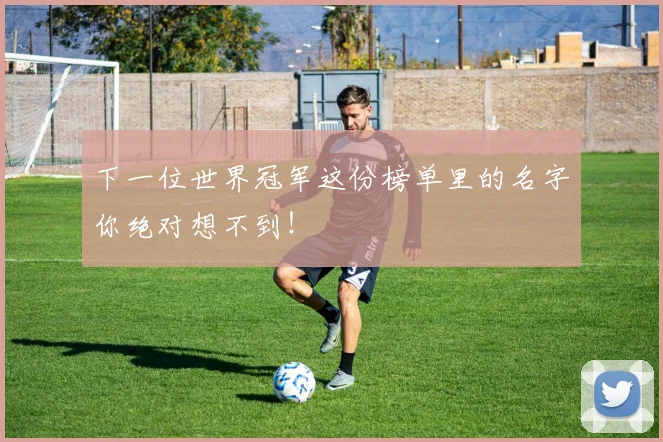 下一位世界冠军这份榜单里的名字你绝对想不到!